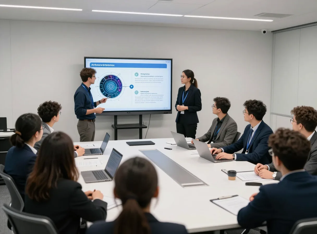 Une session de travail autour d’un tableau de bord d’automatisation